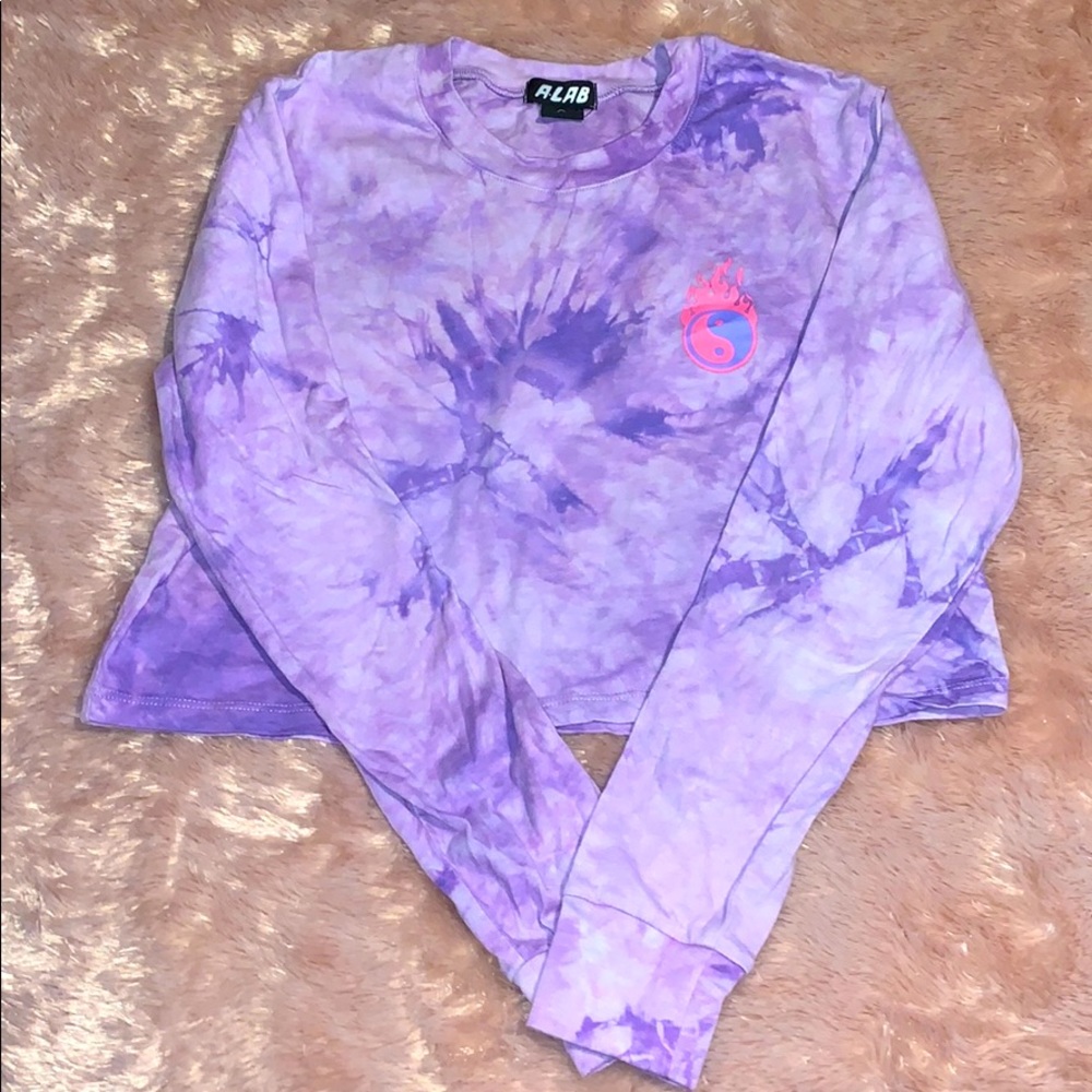 Tie-dye crop top